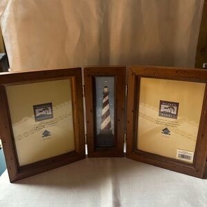 Warren Kimble Rustic Brown Wooden Frame Trio